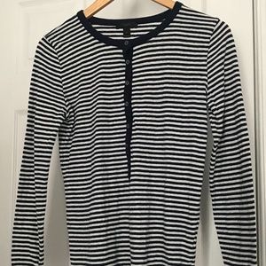 J Crew Stripped Light Sweater